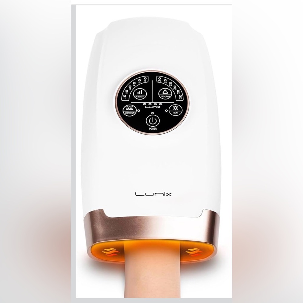 Lunix LX3 Hand Massager, White, NWT